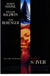 Sliver Movie Poster Print showcasing cinematic artistry