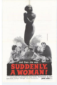 Suddenly a Woman Movie Poster Print showcasing cinematic allure.