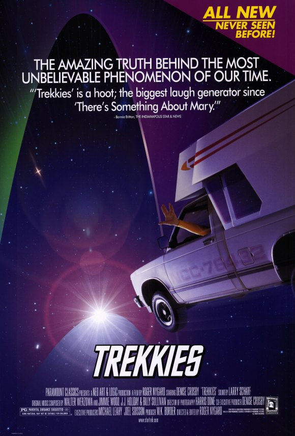 Trekkies Movie Poster Print showcasing sci-fi fandom.