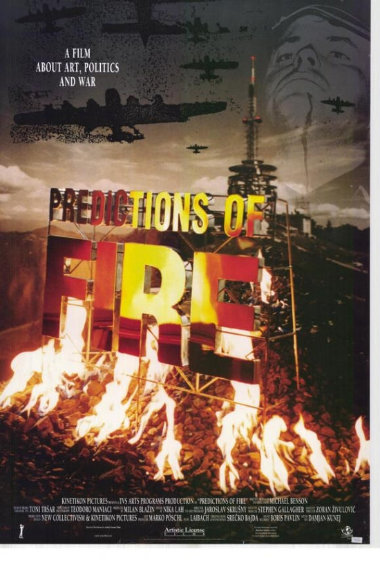 Predictions of Fire movie poster print showcasing vibrant design.
