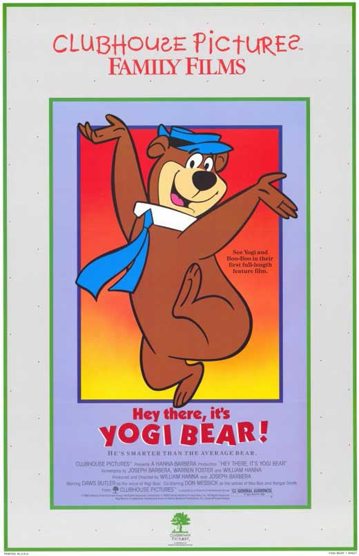 Hey There, It's Yogi Bear Movie Poster Print (11 x 17)