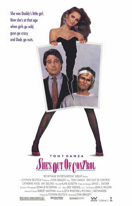 She's Out of Control Movie Poster Print showcasing classic comedy.