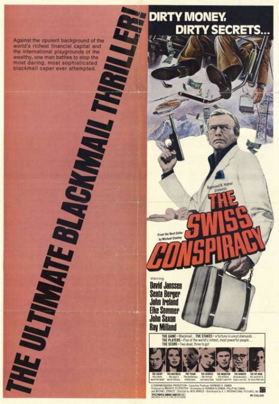 Swiss Conspiracy Movie Poster Print showcasing thrilling visuals