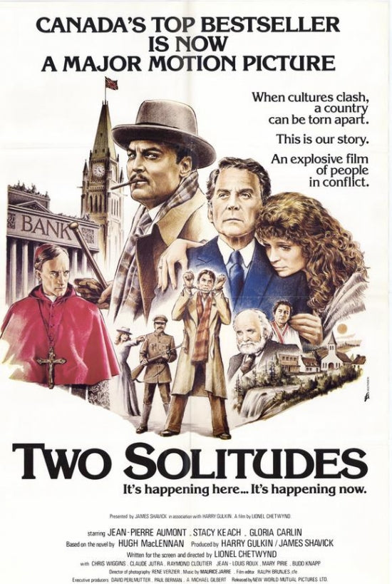Two Solitudes Movie Poster Print showcasing cinematic artwork.