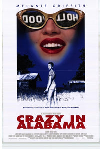 Crazy in Alabama Movie Poster Print featuring vibrant design.
