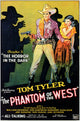 Phantom of the West Movie Poster Print featuring classic cinema visuals.