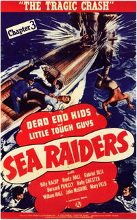 Sea Raiders Movie Poster Print featuring classic film design.