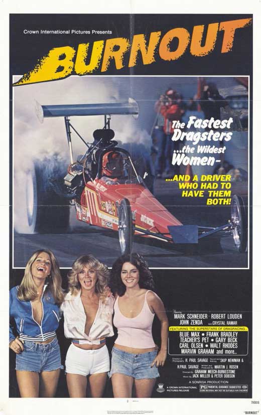 Burnout Movie Poster Print featuring vibrant imagery for film enthusiasts.