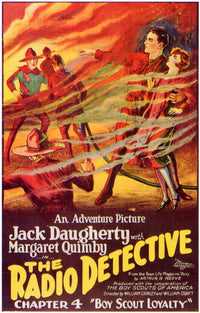 The Radio Detective Movie Poster Print showcasing vintage cinema art.