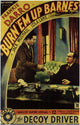 Burn 'em Up Barnes Movie Poster Print featuring classic cinema design.