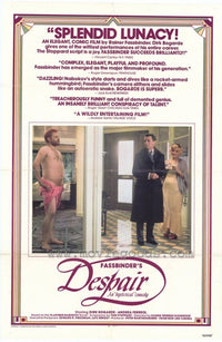 Despair Movie Poster Print featuring dramatic imagery.