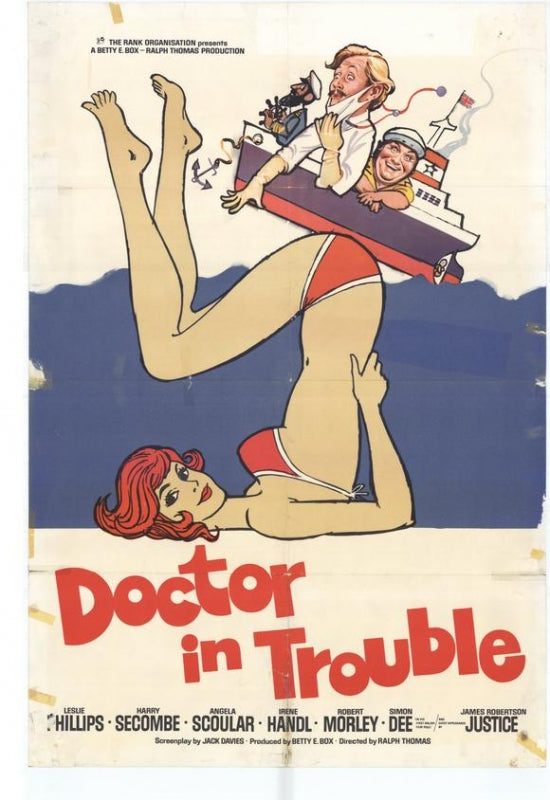 Doctor in Trouble Movie Poster Print - Classic Comedy Artwork