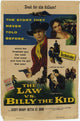 Law vs. Billy the Kid Movie Poster featuring a Wild West showdown.