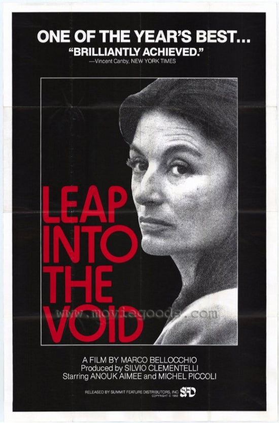 Leap in to the Void movie poster print showcasing surreal imagery.