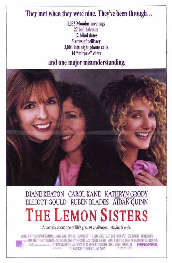 The Lemon Sisters movie poster print showcasing vibrant colors and playful design.