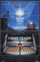 Light Years Movie Poster Print showcasing vibrant space imagery.