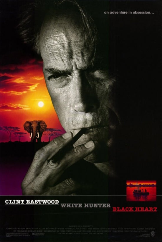 White Hunter Black Heart Movie Poster Print showcasing cinematic art.