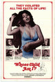 Whose Child Am I? movie poster print for collectors and home decor.