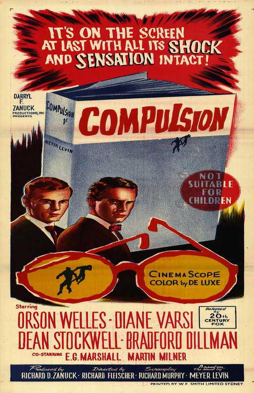 Compulsion Movie Poster Print showcasing vibrant film art.