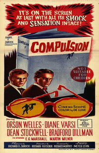 Compulsion Movie Poster Print showcasing vibrant film art.