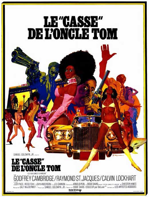 Cotton Comes to Harlem Movie Poster Print featuring vibrant colors.