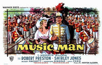 The Music Man Movie Poster Print showcasing vibrant Broadway design.