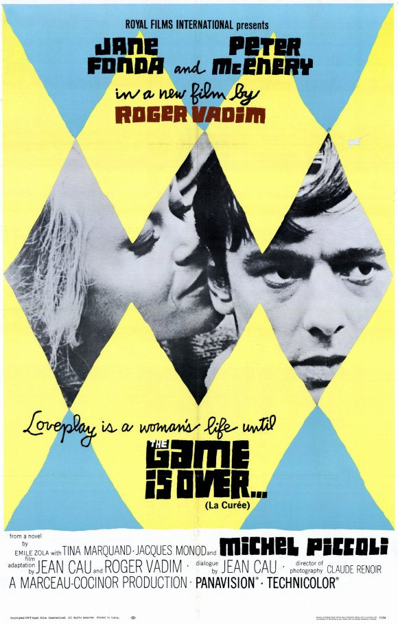 The Game Is Over Movie Poster Print showcasing dramatic cinematic artwork.