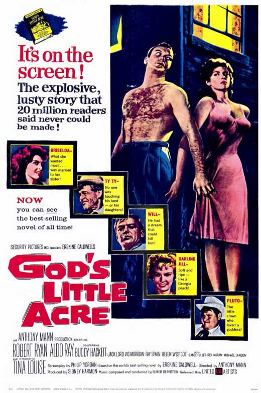 God's Little Acre Movie Poster Print showcasing classic cinema