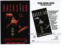 Backstab Movie Poster Print showcasing suspenseful cinematic art