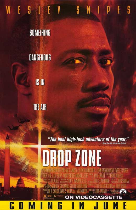Drop Zone Movie Poster Print showcasing action and adventure.