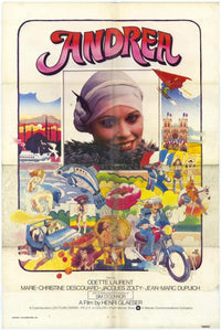 Andrea Movie Poster Print featuring vibrant colors and cinematic design.