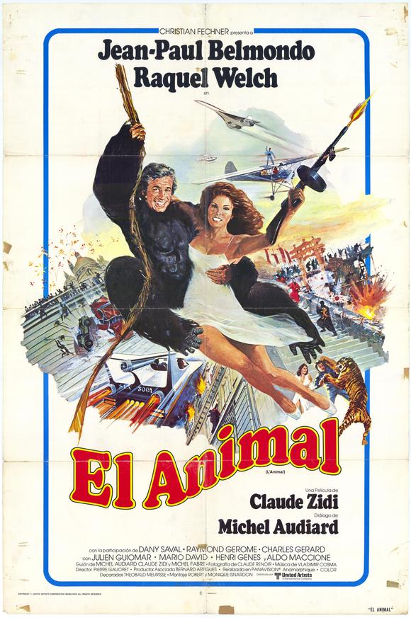 The Animal Movie Poster Print featuring vibrant colors and cinematic artwork.