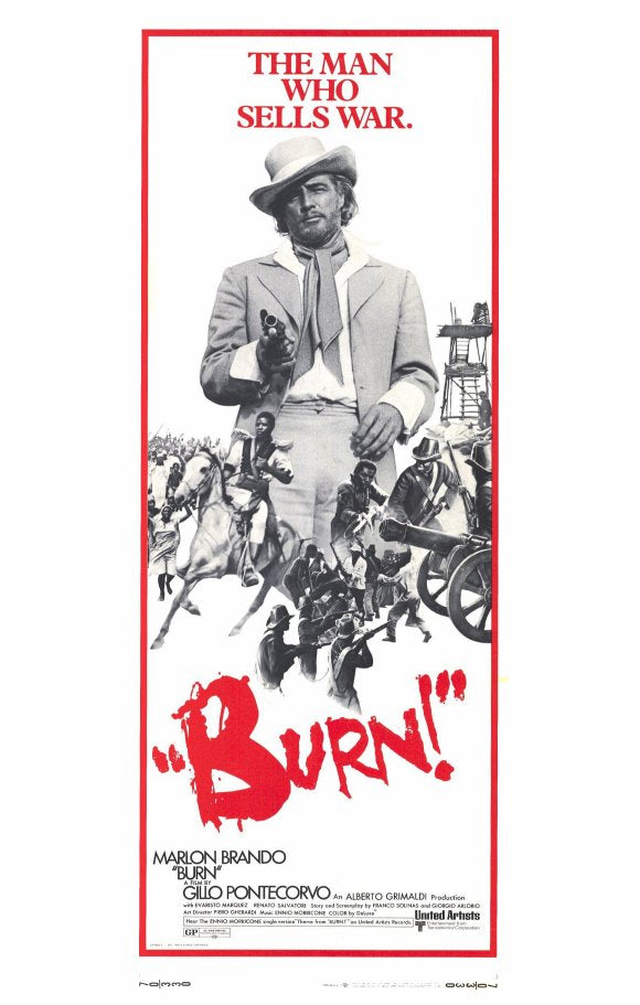 Burn! Movie Poster Print showcasing classic film artwork.