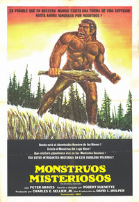 The Mysterious Monsters Movie Poster Print showcasing classic cinema art.