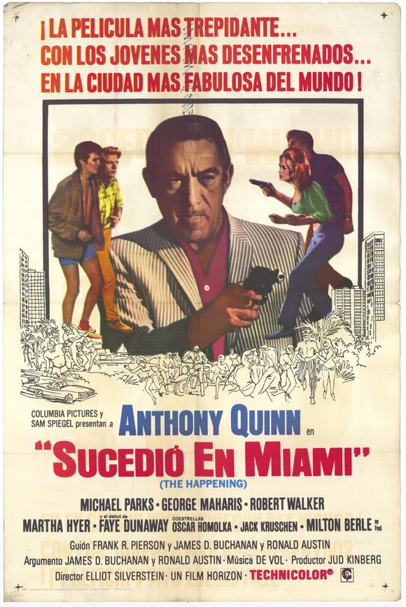 Happening Movie Poster Print featuring vibrant colors and dynamic composition.