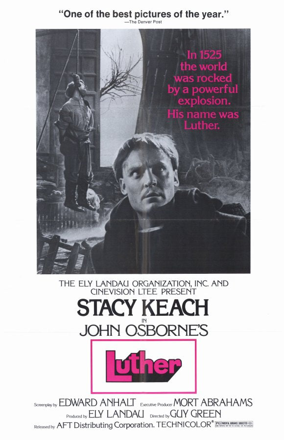 Luther Movie Poster Print showcasing dramatic artwork.
