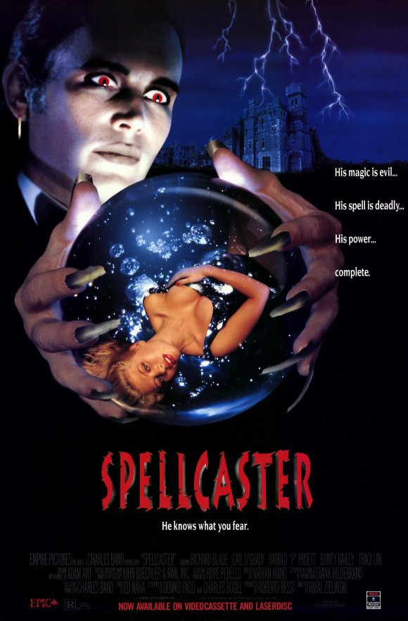 Spellcaster Movie Poster Print showcasing enchanting artwork.