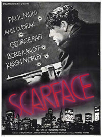 Scarface Movie Poster Print showcasing iconic film imagery