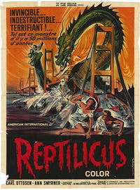 Reptilicus Movie Poster Print (11x17) | Pop Culture Graphics