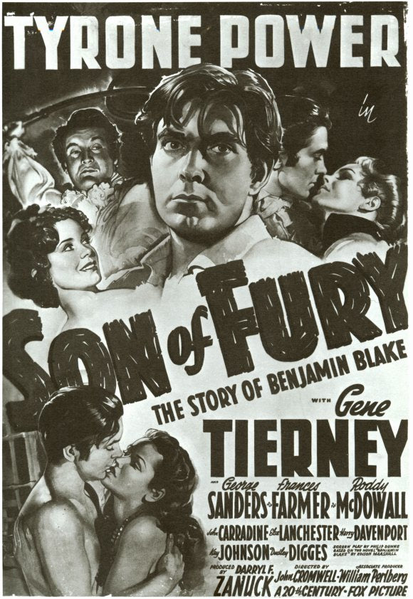 Son of Fury Movie Poster Print showcasing classic cinematic art.