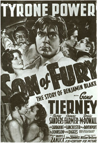 Son of Fury Movie Poster Print showcasing classic cinematic art.