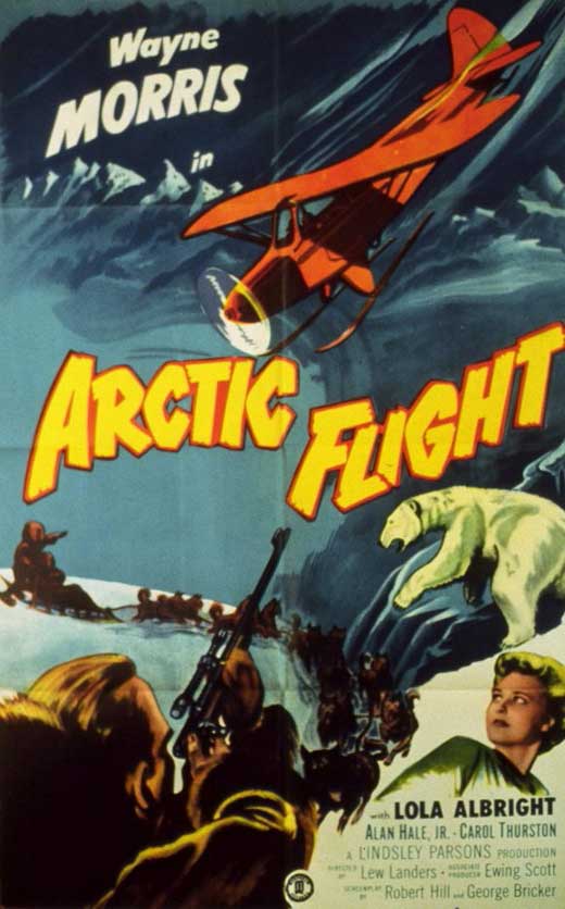 Arctic Flight Movie Poster Print showcasing aviation and Arctic scenery.