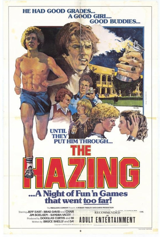 The Hazing Movie Poster Print featuring vibrant colors and dynamic design.