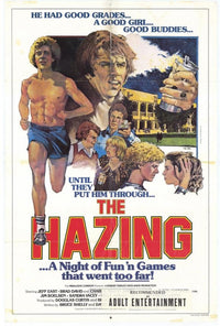 The Hazing Movie Poster Print featuring vibrant colors and dynamic design.