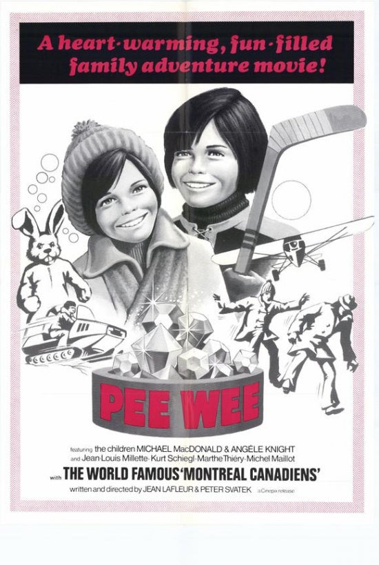 Pee Wee Movie Poster Print featuring classic comedy artwork.