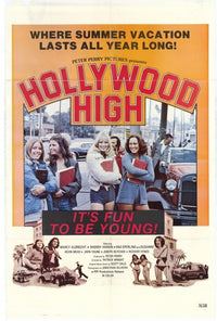 Hollywood High Movie Poster Print showcasing classic cinema vibes.