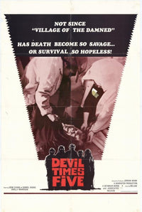 Devil Times Five Movie Poster Print showcasing intense imagery.