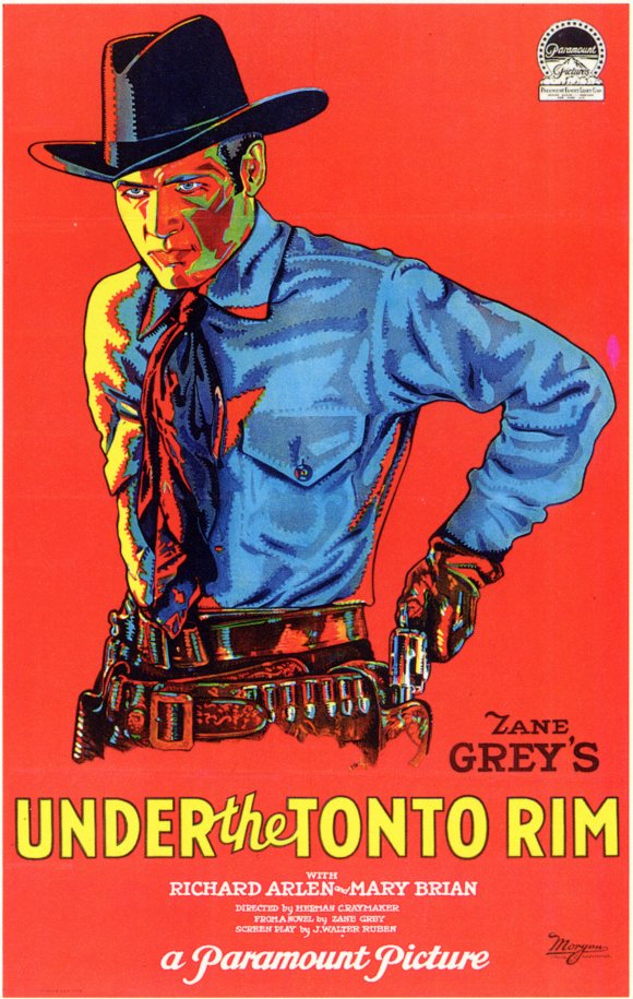 Under the Tonto Rim Movie Poster Print showcasing vibrant colors.