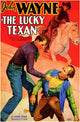 The Lucky Texan Movie Poster Print featuring classic western imagery.
