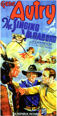 The Singing Vagabond Movie Poster Print showcasing classic cinema art.